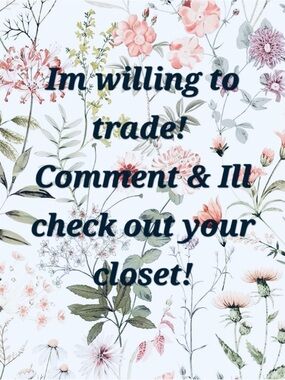 ✨ OPEN TO TRADES ✨ See something you love? I'm happy to consider Trades!